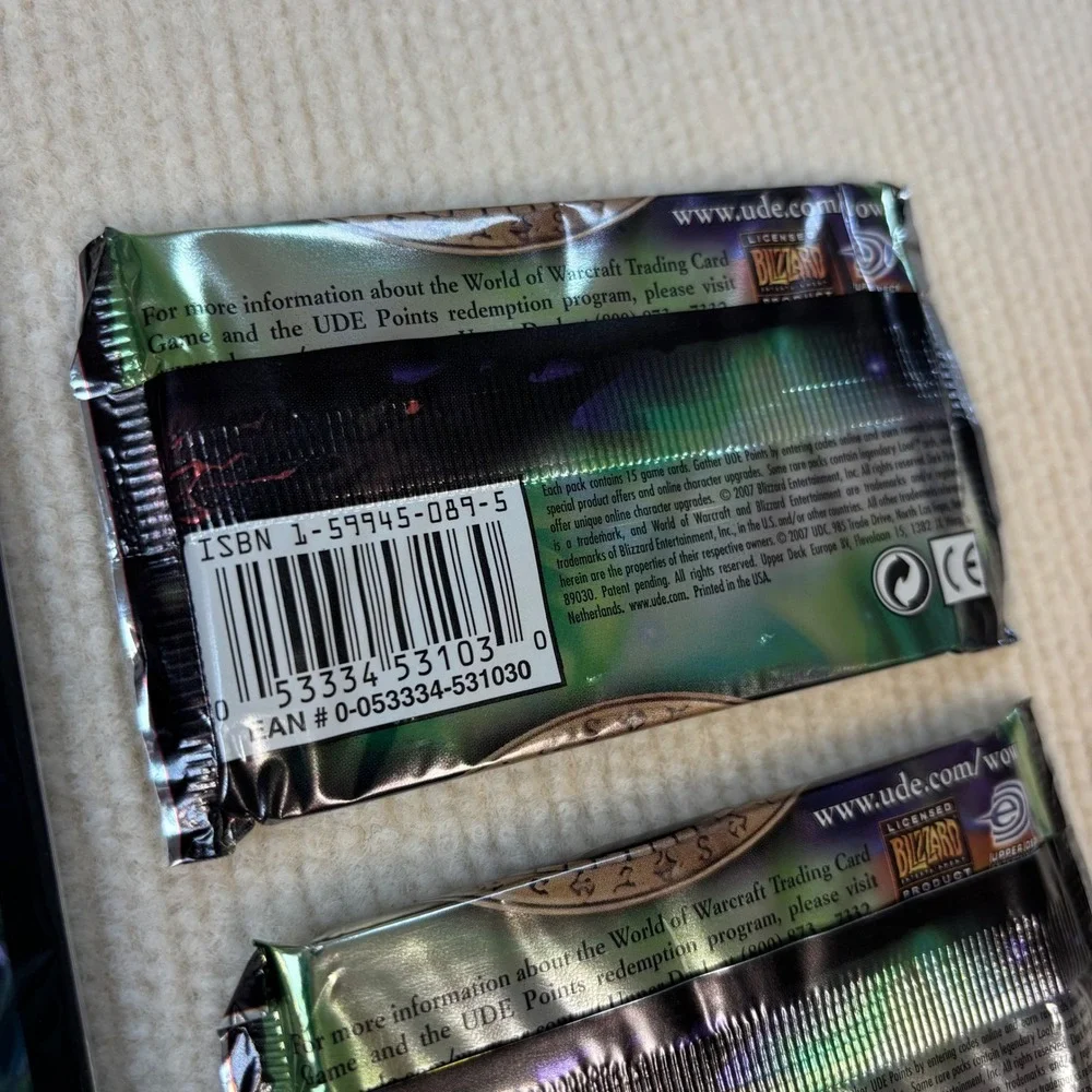 World of Warcraft Through the Dark‎ Portal 2 Sealed Packs & Oversized Hero Card